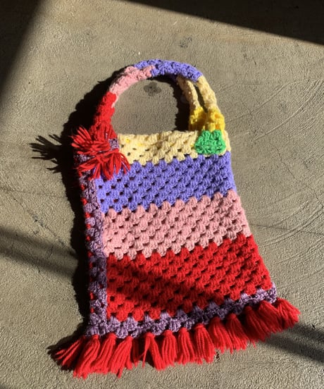 【RE;CIRCLE】 Granny Knit Bag ① /210125-0011