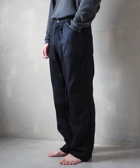 【RE;CIRCLE】 RE Patchwork One Tuck Suits Pants / 240325-011