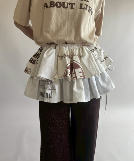 【RE;CIRCLE】 Re Eco Bag Maki Skirt /  250417-014