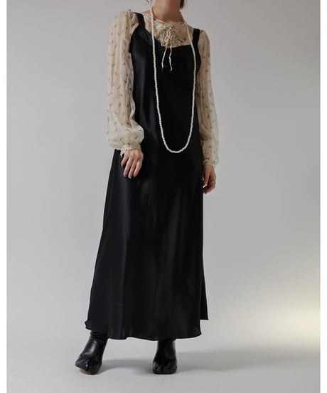 【USED】Satin Camisole Dress / 220324-011