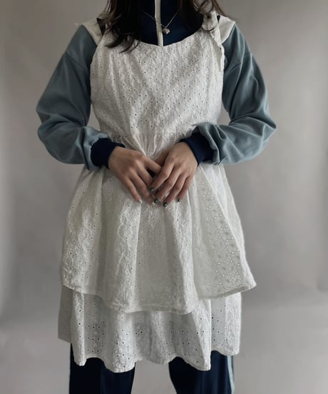 【USED】 White Cotton Top Camisole One-piece / 230318-006