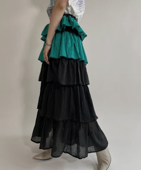 【RE;CIRCLE】 RE Indian Cotton Skirt / 220503-002