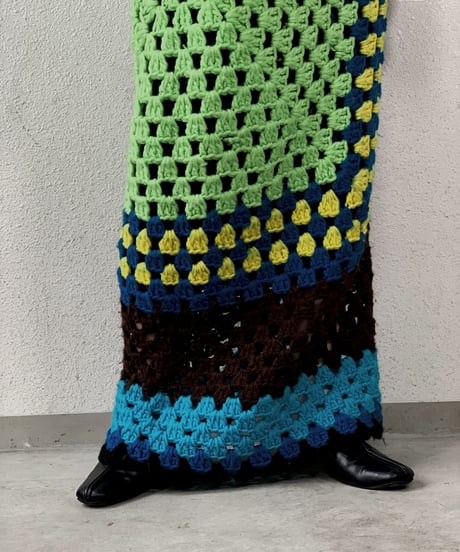 【RE;CIRCLE】 Granny Knit Long Skirt ① /210125-008