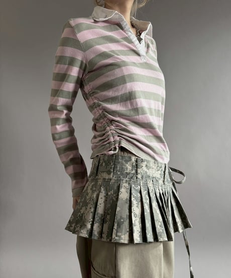 【RE;CIRCLE】 RE Military Camouflage Wrap Skirt / 260226-006