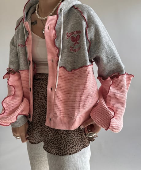 【RE;CIRCLE】 RE Mellow Hooded Knit Cardigan × TENBOX  /  250120-001