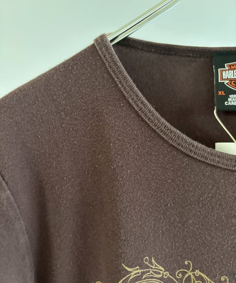 【USED】 Made in USA HARLEY DAVIDSON T-Shirt / 260607-001