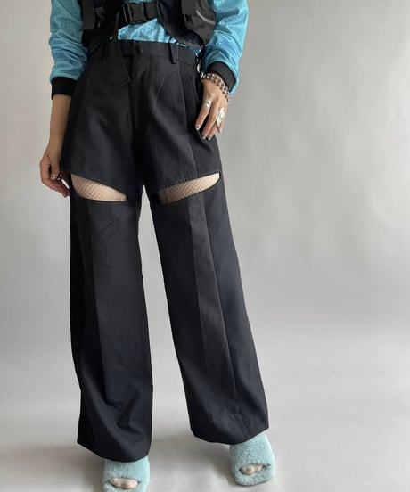 【RE;CIRCLE】 Re Suit Slit Pants/ 241003-029