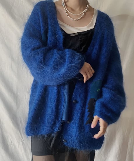 【USED】  Mohair Cardigan②/210303-030