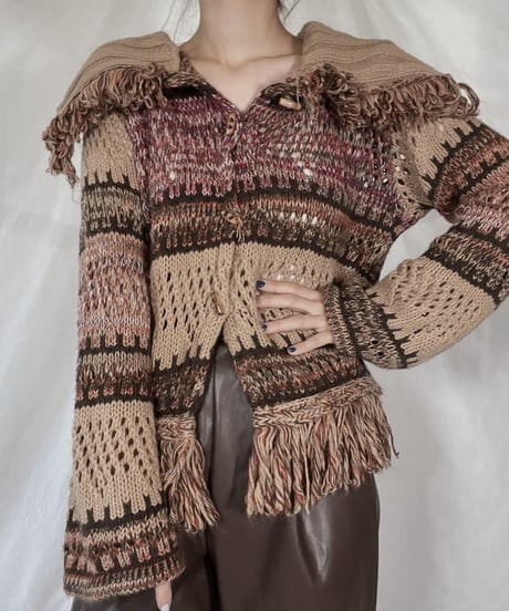 【USED】   Knit Cardigan/211216-034