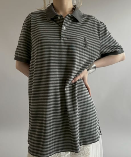 【USED】 POLO GOLF Boarder Polo Shirt / 260509-007