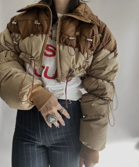 【RE;CIRCLE】 RE Draw Code Short Down Jacket / 230126-007