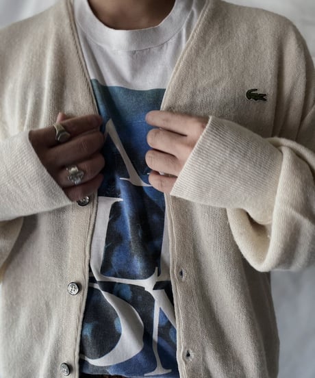 【USED】   LACOSTE Knit Cardigan②/211007-003