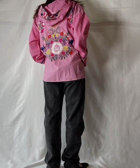 【RE;CIRCLE】 Remake Embroidery Ethnic Mexican Parker④/210906-020
