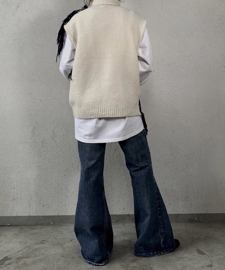 【RE;CIRCLE】 Granny Knit Vest /210125-007