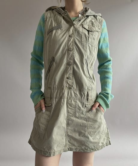 【USED】 Hooded Design N/S One-Piece / 260425-011