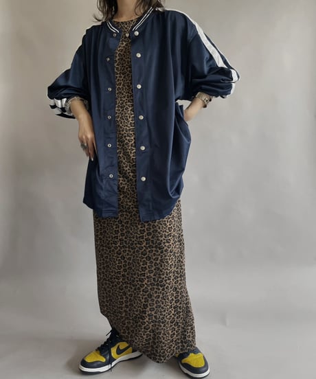 【USED】 UP FRONT Leopard Poly One-piece / 230506-038