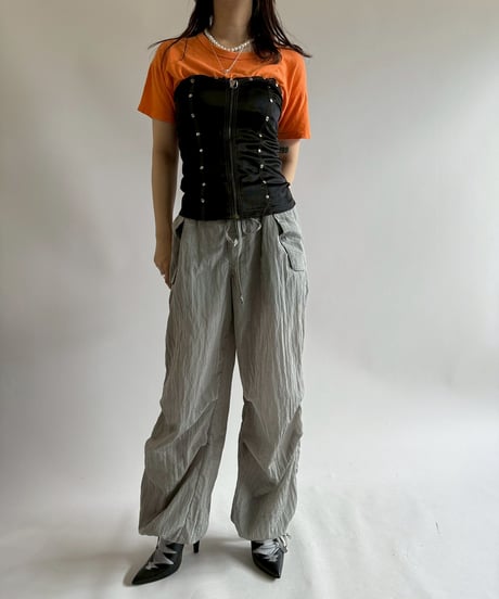 【USED】 RESIZED 70~80's Felt Print T-Shirt / 250802-018