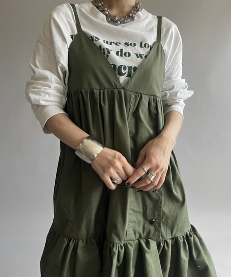 【RE;CIRCLE】 RE ARMY Back Lace Up Camisole / 250508-004