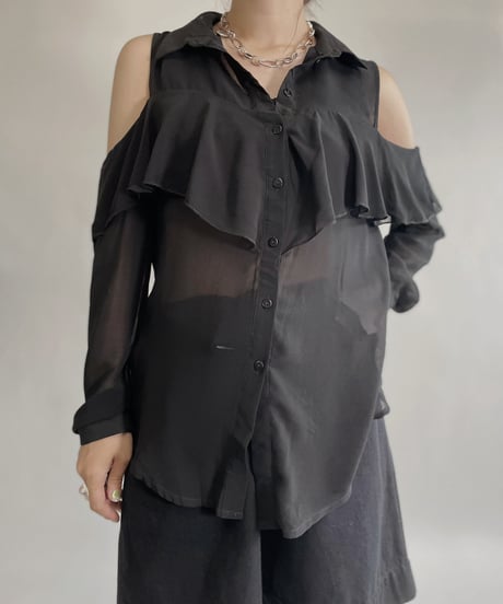 【USED】 See-through Shirt / 220709-009