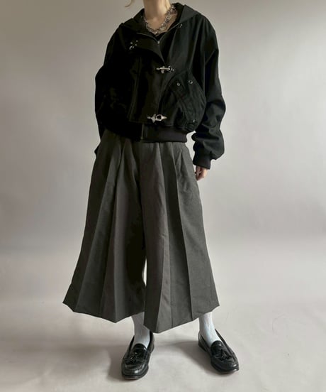 【RE;CIRCLE】RE U.S Military Rebuild Hooded Fireman Jacket Black / 260226-018