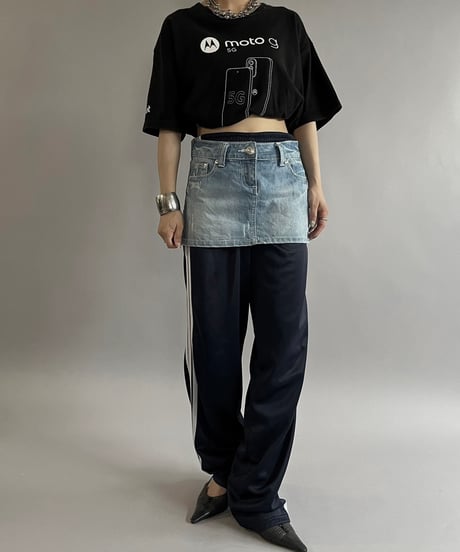 【USED】 Denim Mini Skirt /240729-008