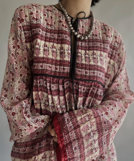 【USED】 L/S Indian One-piece / 240101-003