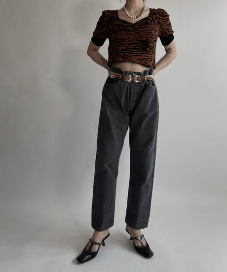 【USED】  URBAN OUTFITTERS S/S Knit Top / 220416-017