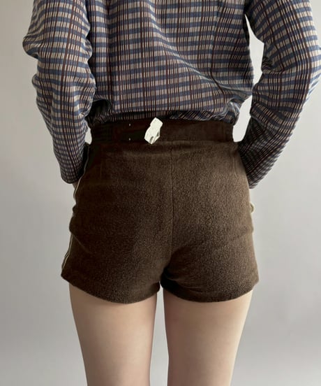 【USED】 Dead Stock 70~80's adidas ATP Pile Shorts /260328-021