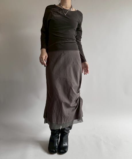 【USED】 Cop.Copine Asymmetry Design L/S One-Piece /251014-030