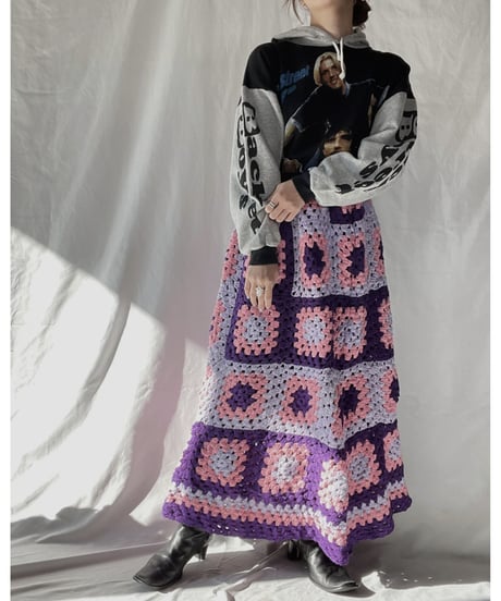 【RE;CIRCLE】 RE Granny Long Skirt⑤/211216-044