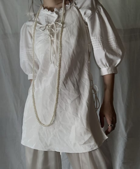 【USED】 Lace Up Camisole Top/210714-027