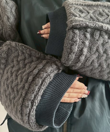 【RE;CIRCLE】 RE MA1 × Alan Knit Jacket / 251225-001