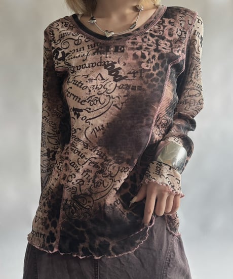 【USED】 Design Sheer top / 250906-005