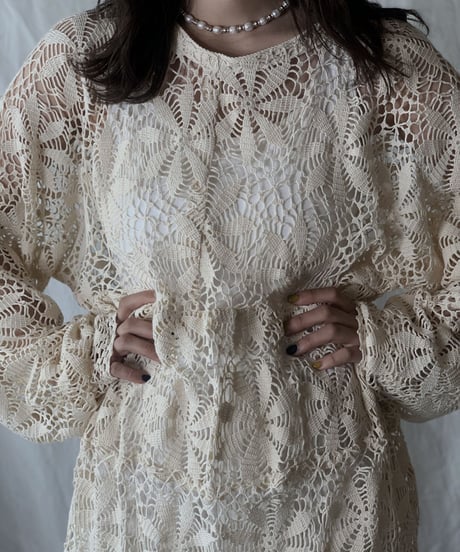 【RE;CIRCLE】RE Crocket L/S Dress②/210526-051