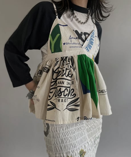 【RE;CIRCLE】RE Eco-Friendly Bag Camisole Bustier / 230622-029