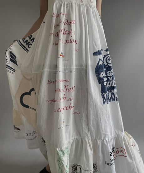 【RE;CIRCLE】RE Eco-Friendly Bag Camisole Long One-piece / 230622-011