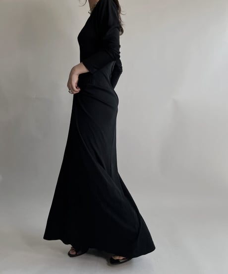 【USED】 Poly L/S Dress / 220414-007