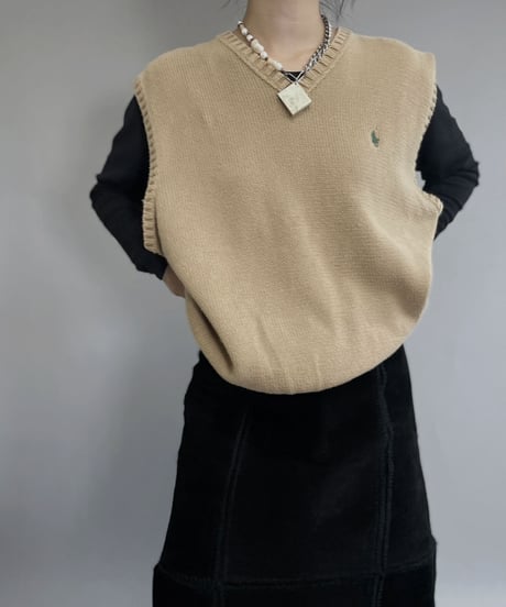 【USED】 Polo By Ralph Lauren Knit Vest / 221022-015