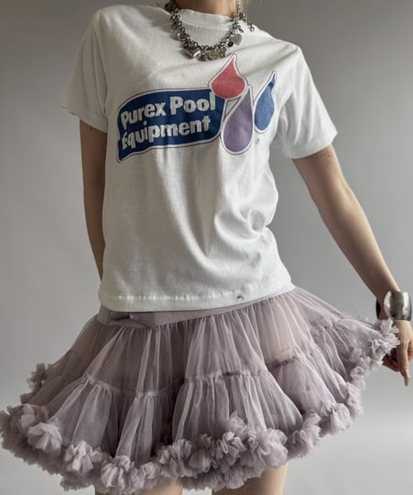 【USED】 RESIZED Made in USA Purex Pool Equipment T-Shirt / 260627-025