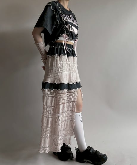 【RE;CIRCLE】 RE Mellow Top + Skirt + Arm   / 250710-021