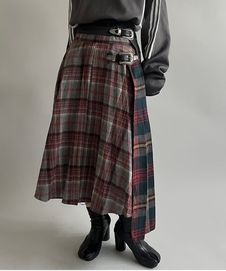 【RE;CIRCLE】 RE Kilt Long Skirt / 250102-008