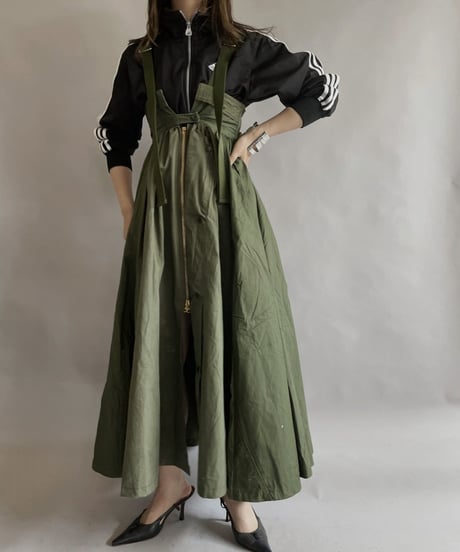 【2026SS最終 / RE;CIRCLE】 RE U.S Military Rebuild 2way One-piece(Khaki)/ ARMY-01