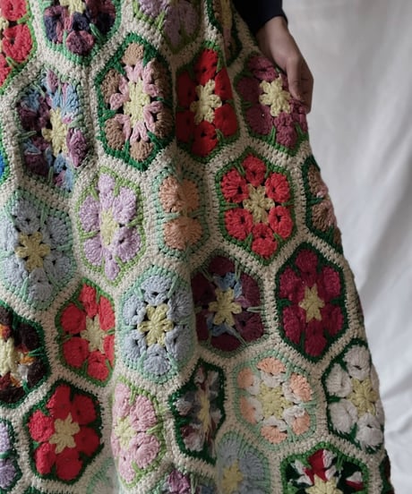 【RE;CIRCLE】 RE Granny Long Skirt⑧/211110-015