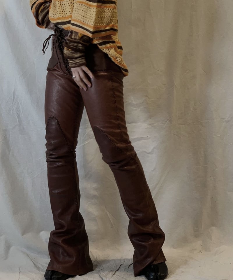 USED】Vintage Leather Pants/210217-065 | THE TI