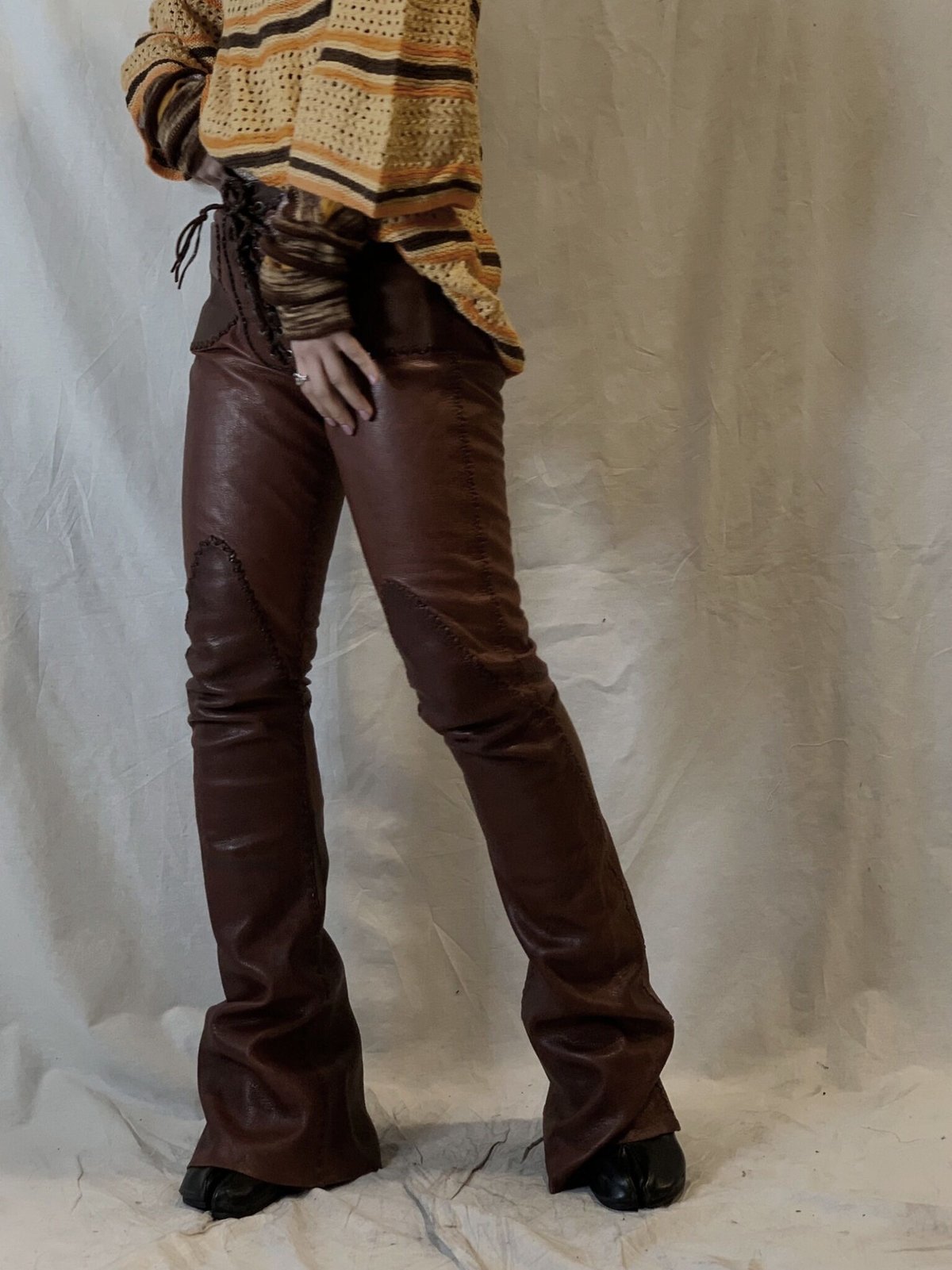 USED】Vintage Leather Pants/210217-065 | THE TI