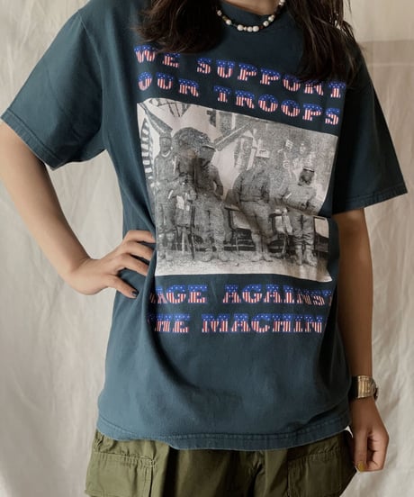 【USED】 S/S T-shirt RAGE AGAINST THE MACHINE/210526-038