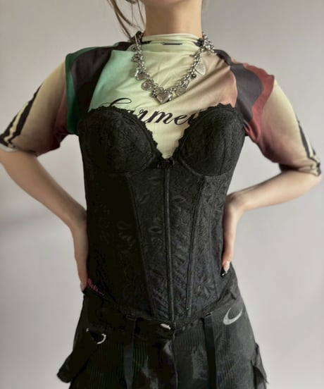 【USED】 Lace Corset / 260411-011