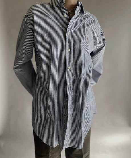 【USED】 Ralph Lauren Striped Shirt / 230126-009