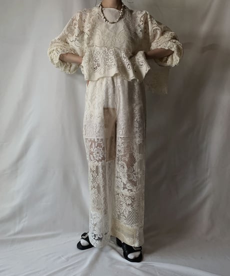 【RE;CIRCLE】 RE Lace Pants④/ 210801-067