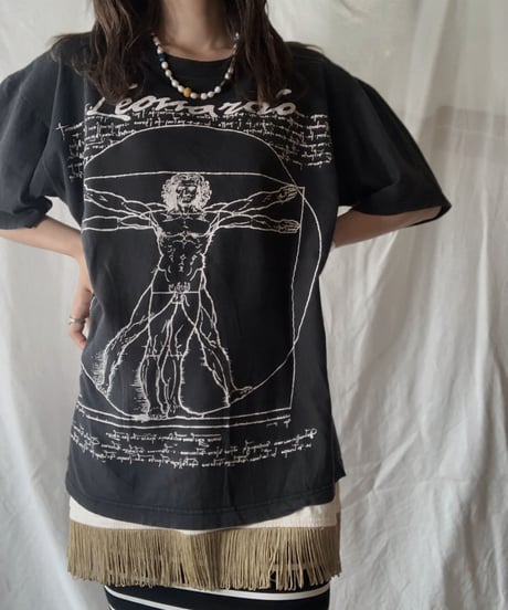 【USED】 S/S T-shirt Leonardo da Vinci/210617-004